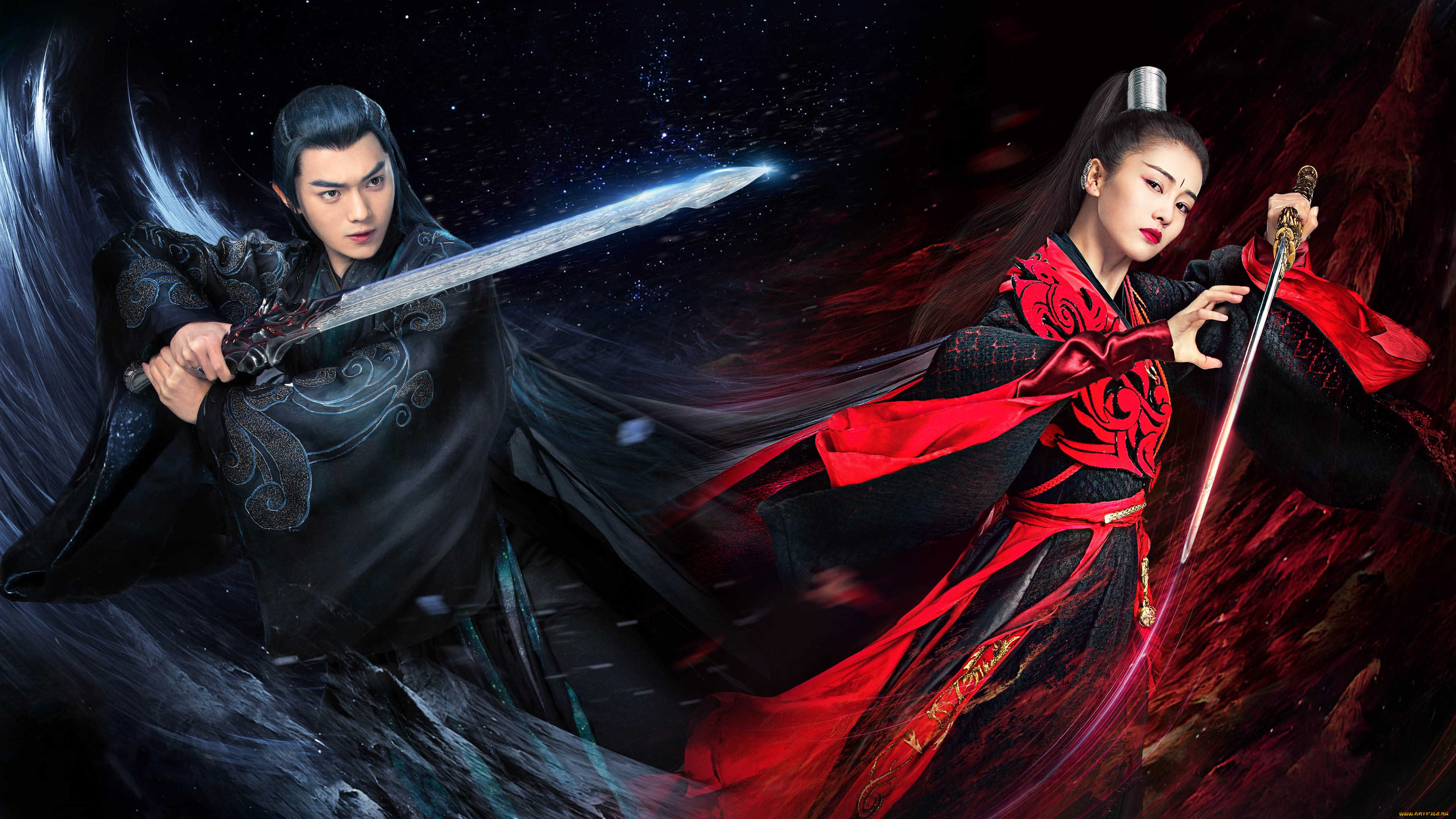 Легендарный меч владыки демонов. Легенды Чжао Яо дорама. Легенда дорама 2019 Китай Лу Чжао Яо.